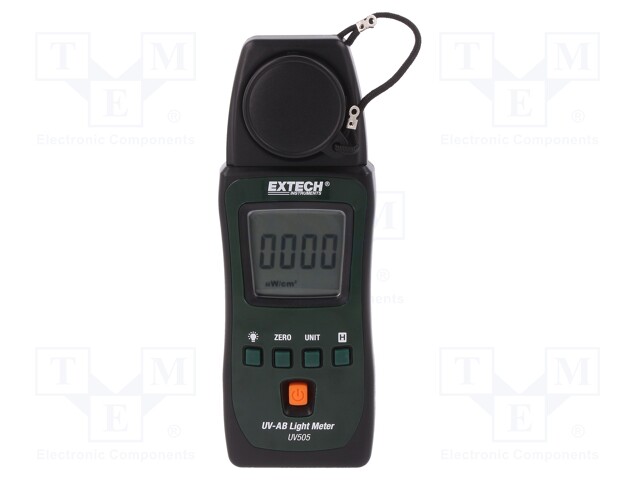 UV meter; LCD,with a backlit; 1÷3999uW/cm2; 133x48x23mm; 90g