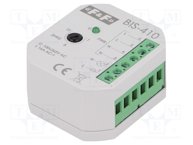 Relay: installation; bistable; NO; Mounting: in mounting box; 16A
