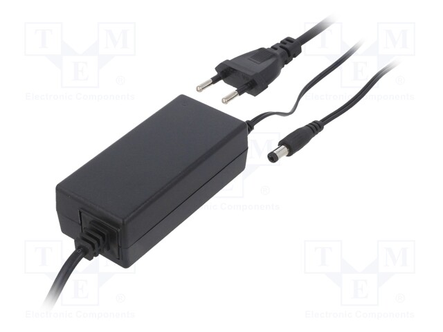 Power supply: switched-mode; 12VDC; 2A; Out: 5,5/2,1; 24W; desktop