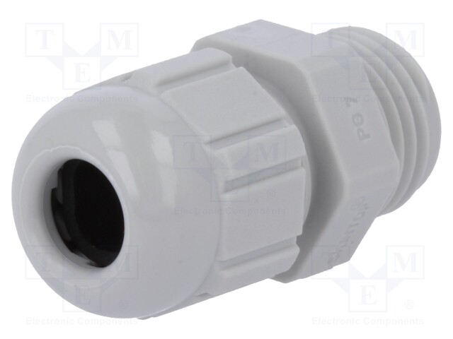 Cable gland; PG7; IP68; Mat: polyamide; light grey