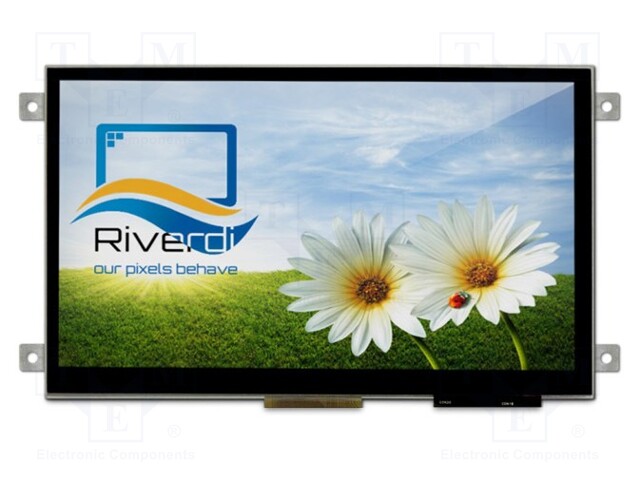 Display: TFT; 7"; 800x480; Illumin: LED; Dim: 165.6x100.6x12mm