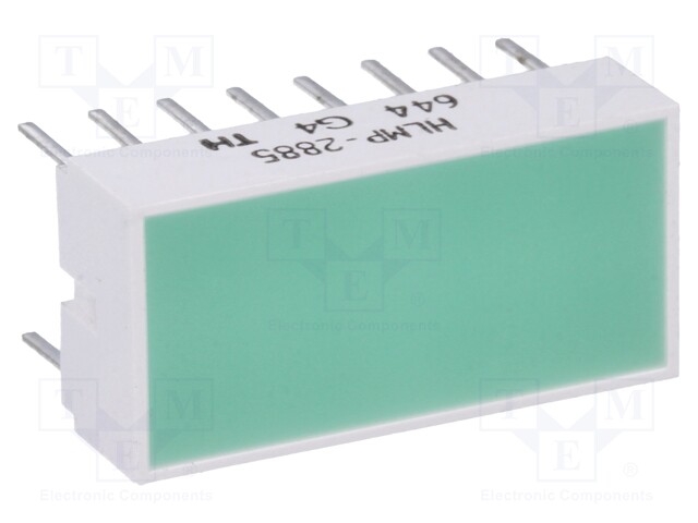 LED backlight; green; Lens: diffused,green; λd: 567nm; 22÷100mcd