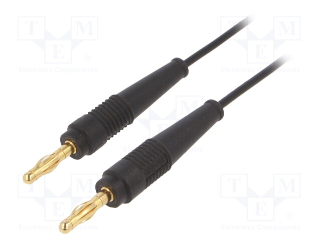 Test lead; 60VDC; 30VAC; 19A; 4mm banana plug-4mm banana plug