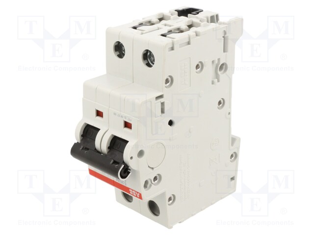 Circuit breaker; 400VAC; Inom: 32A; Poles: 2; DIN; Charact: B; 10kA