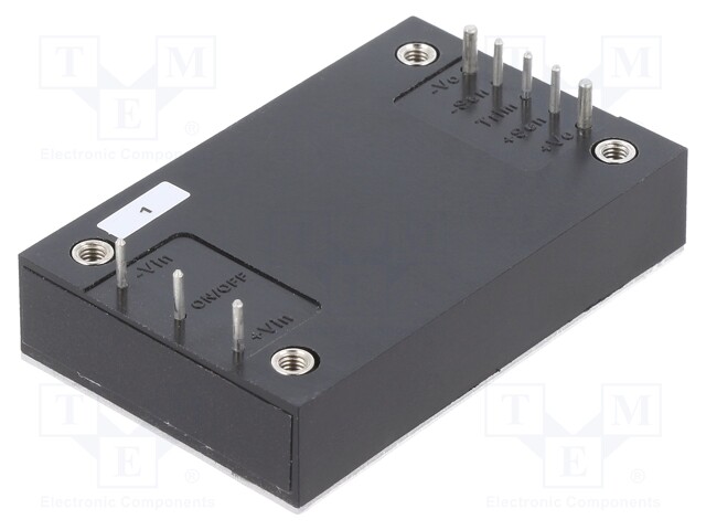 Converter: DC/DC; 75W; Uin: 9÷36V; 15VDC; Iout: 5A; 57.9x36.8x12.7mm