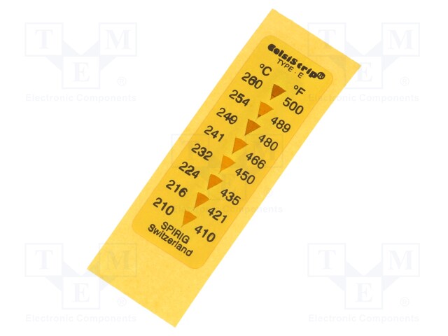 Temperature indicator; CelsiStrip; °C,°F; 15x45mm