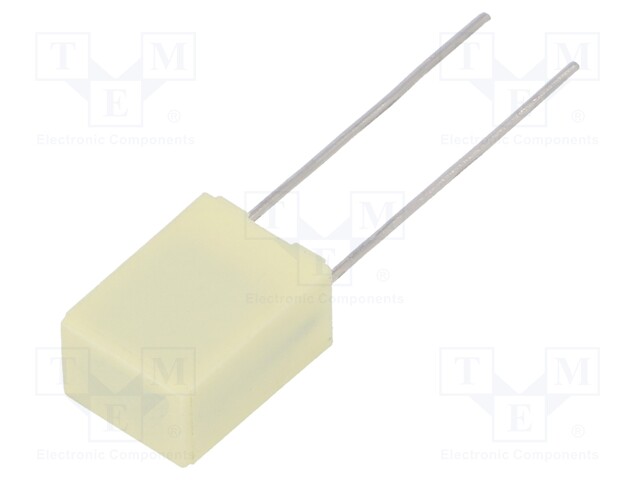 Capacitor: polyester; 330nF; 40VAC; 63VDC; Pitch: 5mm; ±10%