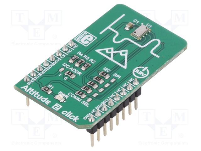 Click board; pressure sensor; I2C,SPI; MS5607-02BA03; 3.3VDC