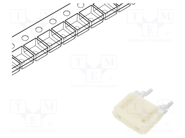 Fuse: fuse; quick blow; 4A; 350VAC; SMD; tinned; 446