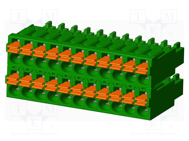 Connector: pluggable terminal block; plug; female; straight; 5.5A