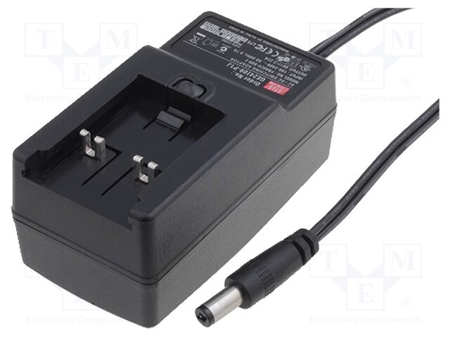 Power supply: switched-mode; 12VDC; 2A; Out: 5,5/2,1; 24W; -10÷50°C