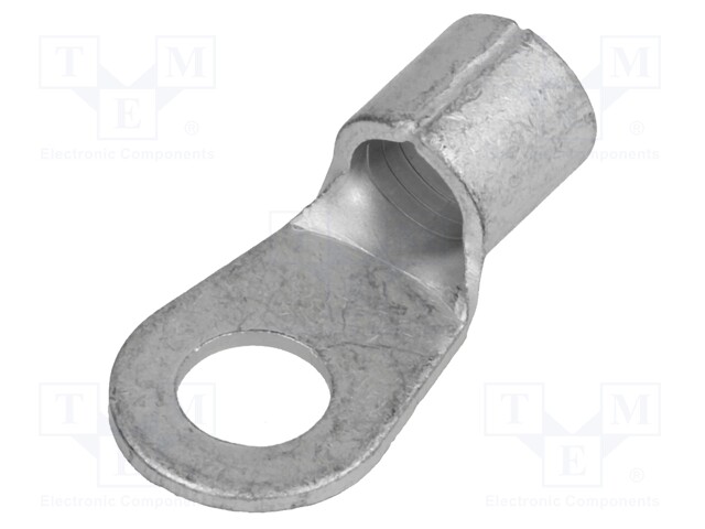 Ring terminal; M8; 25mm2; crimped; for cable; non-insulated; 8.4mm