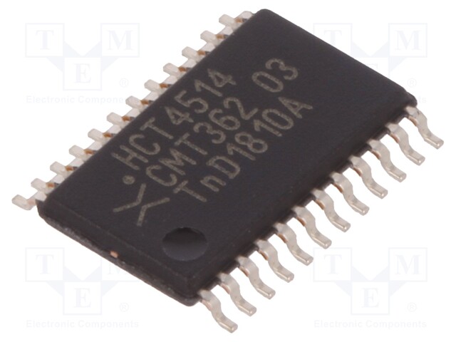 IC: digital; 4-to-16 lines,decoder,demultiplexer; SMD; TSSOP24