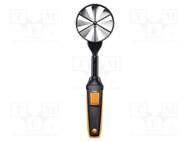 Probe: vane; -20÷70°C; Accur: ±0,5°C; 0.1°C; Probe dia: 100mm