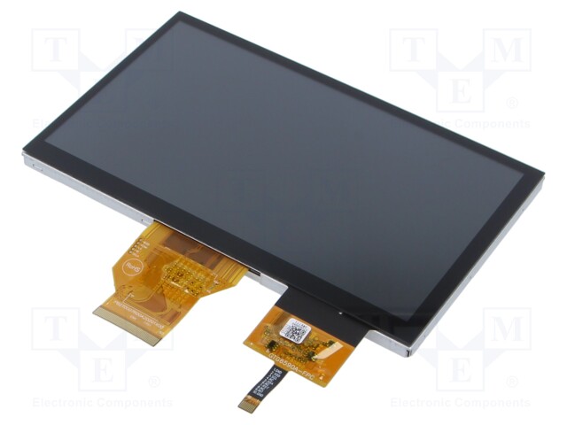 Display: TFT; 7"; 800x480; Illumin: LED; Dim: 165x100x7.4mm; RGB