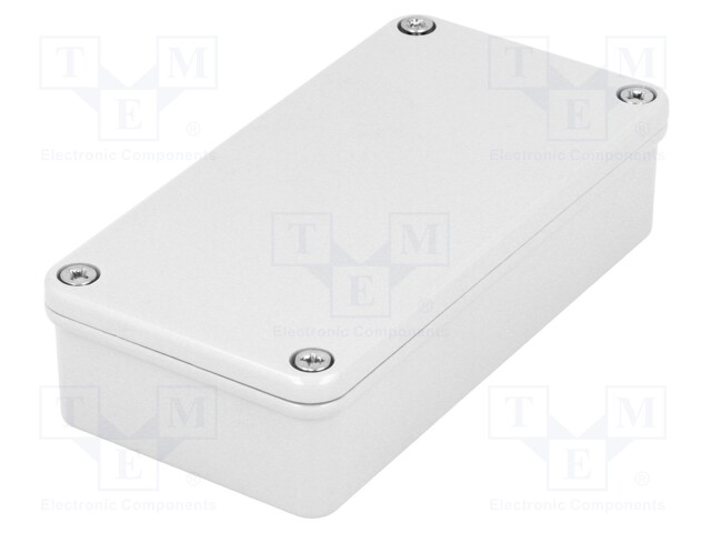 Enclosure: multipurpose; X: 52.5mm; Y: 102.5mm; Z: 25.5mm; aluminium