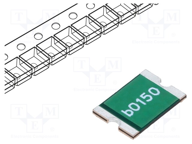 Fuse: PTC polymer; 1.5A; Imax: 100A; Case: 2920; 0ZCF