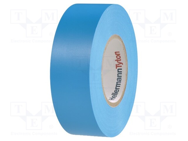 Tape: electrical insulating; W: 19mm; L: 20m; D: 0.18mm; blue; 220%