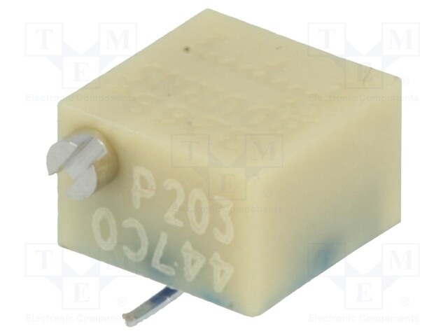 Potentiometer: mounting; multiturn; 20kΩ; 250mW; SMD; ±10%; linear