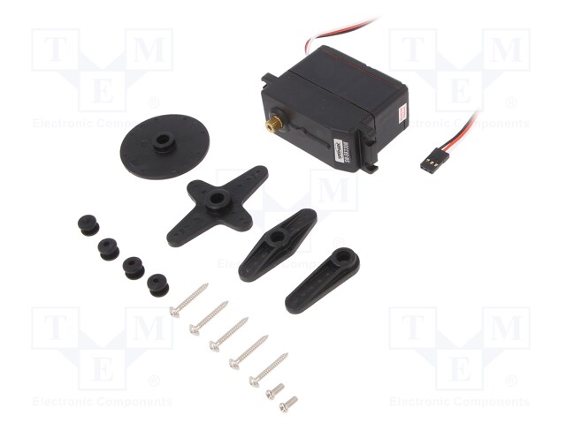 Motor: servo; 4.8÷6VDC; giant scale; analogue; 137g; metal; 120°