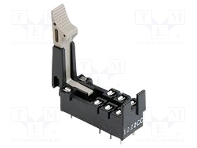 Socket; PIN: 8; 5A; 250VAC; Application: G2R-2-S; Mounting: PCB