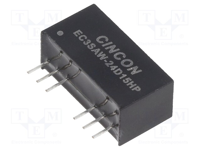 Converter: DC/DC; 3W; Uin: 9÷36V; Uout: 15VDC; Uout2: -15VDC; 4.8g