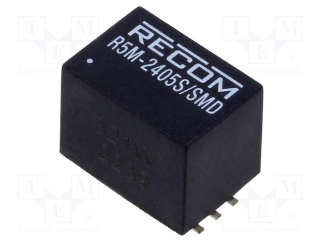 Converter: DC/DC; 5W; Uin: 9÷36V; Uout: 5VDC; Iout: 1A; SMD; 2.7g; R5M