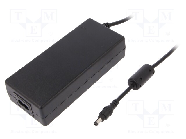 Power supply: switched-mode; 12VDC; 7.5A; Out: 5,5/2,1; 90W; 0÷40°C