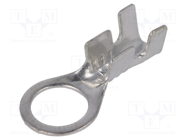 Ring terminal; M6; 1.5÷2.5mm2; crimped; for cable; tinned; brass