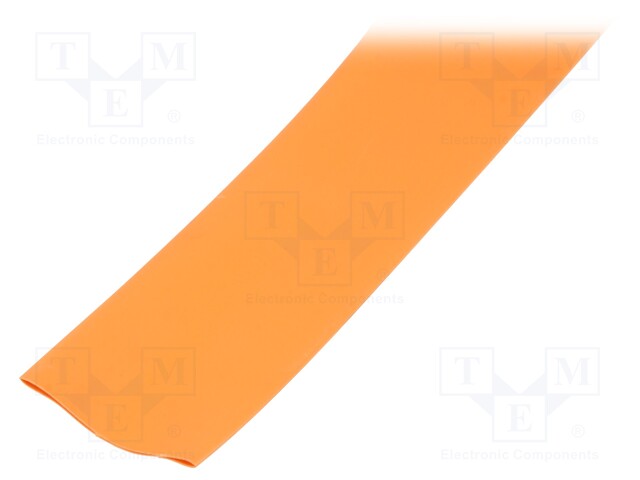 Heat shrink sleeve; glueless; 2: 1; 32mm; orange; polyolefine