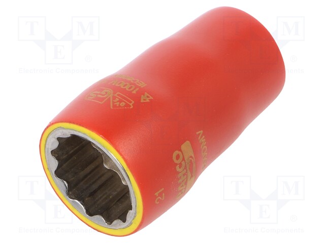 Key; insulated,twelve point socket,socket spanner; HEX 21mm