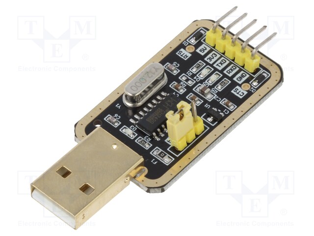 Module: converter; USB / RS232; CH340G; USB A