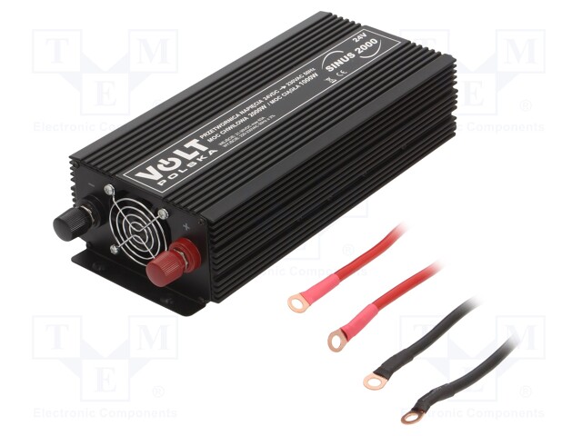 Converter: automotive dc/ac; 1000W; Uout: 230VAC; Out: mains 230V