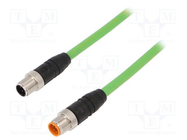 M12-M12; A code-DeviceNet / CANopen,D code-Ethernet; 2m; plug