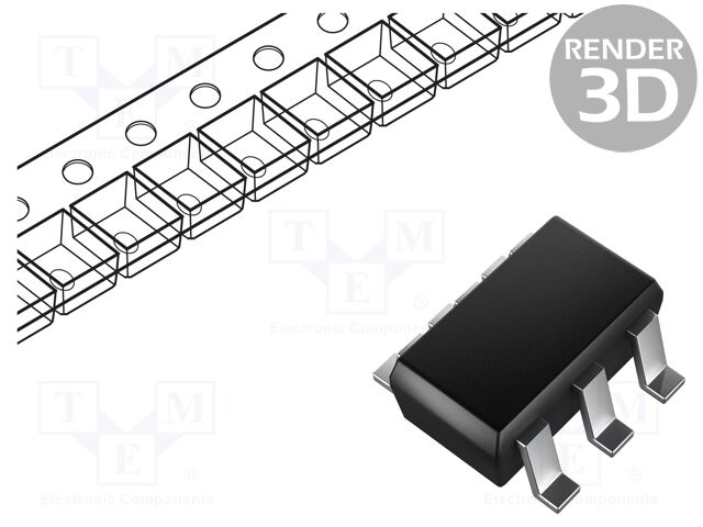 IC: PMIC; DC/DC converter; Uin: 5÷42V; 0.8÷24VDC; 0.6A; SOT23-6