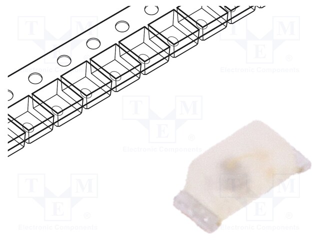 LED; SMD; 0603; blue; 64÷127mlm; 14÷35.5mcd; 1.7x0.8x0.65mm; 155°