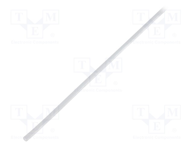 Heat shrink sleeve; flexible; 2: 1; 2.4mm; L: 10m; transparent