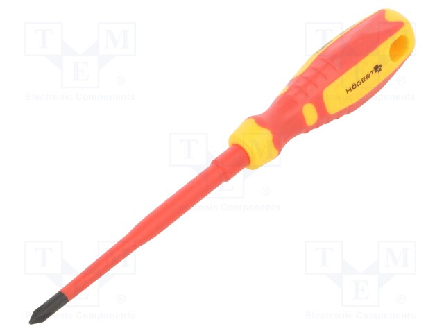 Screwdriver; slim; insulated; Phillips; PH1; 100mm; 1kVAC