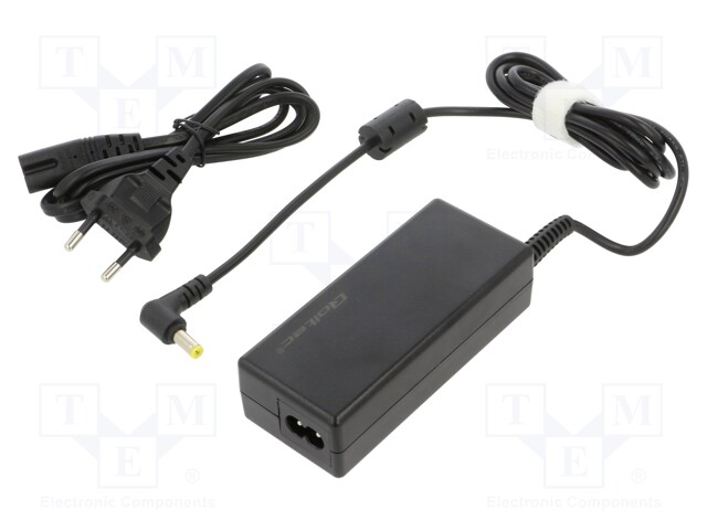 Power supply: switching; 19VDC; 2.1A; Out: 5,5/1,7; 40W; 220÷240VAC