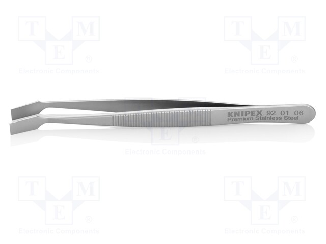 Tweezers; 120mm; Blades: curved; Blade tip shape: shovel
