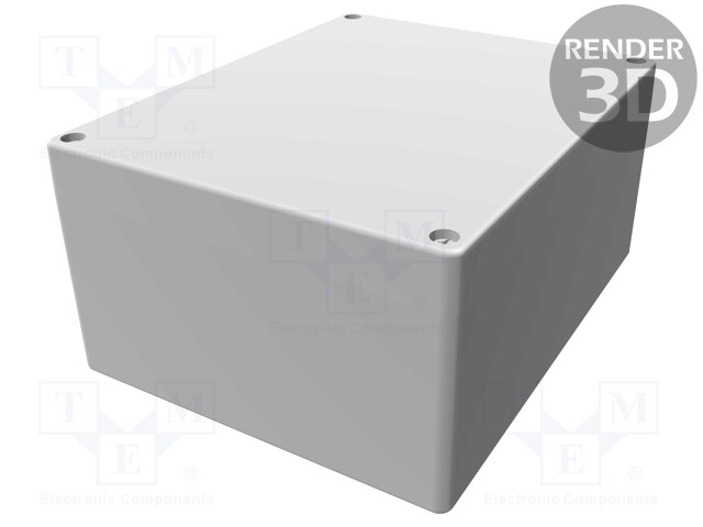 Enclosure: multipurpose; X: 200mm; Y: 250mm; Z: 115mm; 1590ZGRP; grey