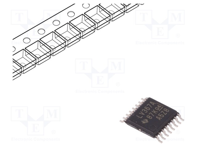 IC: digital; 3-state,HEX,buffer,line driver; SMD; TSSOP16