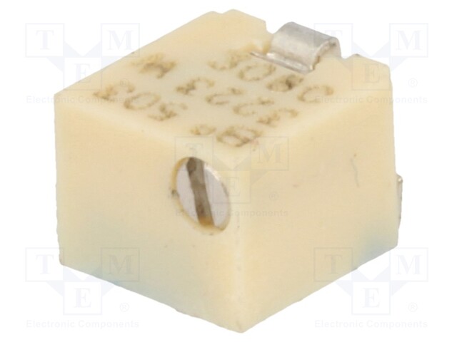 Potentiometer: mounting; multiturn; 50kΩ; 125mW; SMD; ±20%; linear