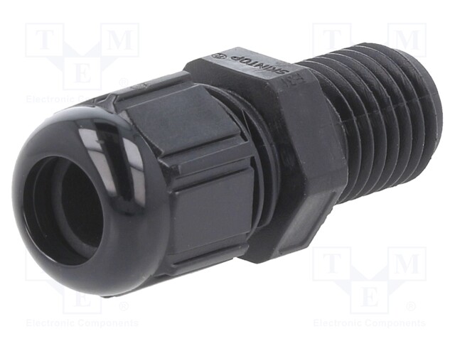 Cable gland; M12; IP68; Mat: polycarbonate; Resistance to: UV rays