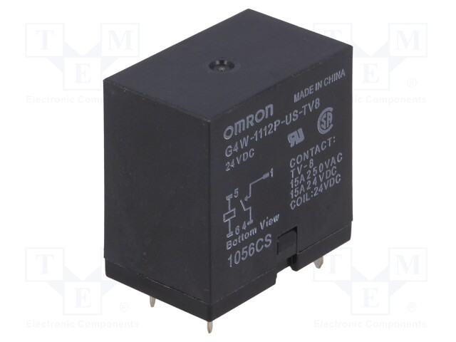 Relay: electromagnetic; SPST-NO; Ucoil: 24VDC; Icontacts max: 15A