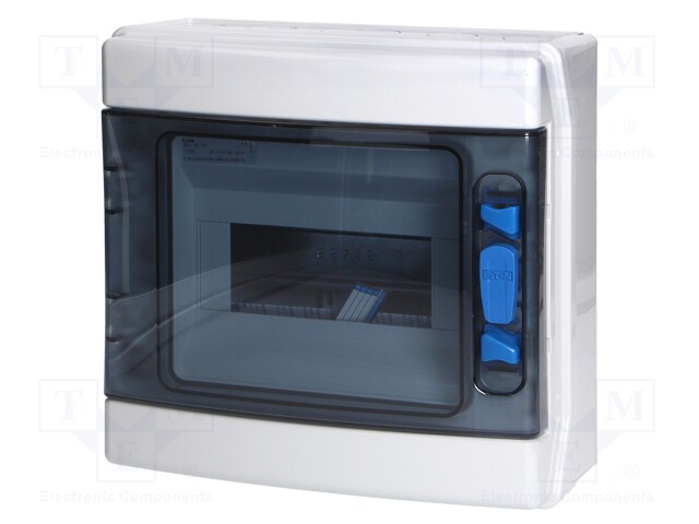 Enclosure: for modular components; IP65; white; No.of mod: 8; ABS