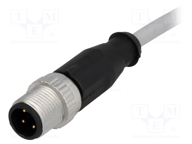 Plug; M12; PIN: 4; male; A code-DeviceNet / CANopen; 5m; straight