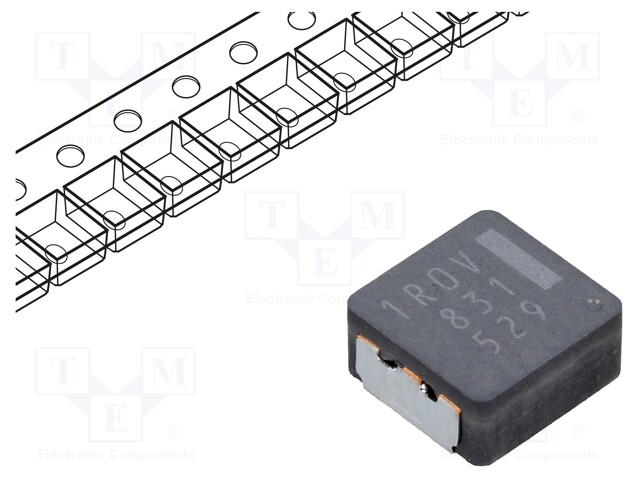 Inductor: wire; SMD; 1uH; 14.8A; 3.7mΩ; 8.5x8x4mm; ±20%; -55÷155°C