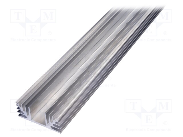 Heatsink: extruded; U; natural; L: 1000mm; W: 88mm; H: 35mm; aluminium