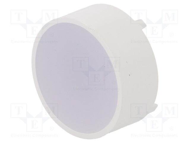 LED; 20mm; green; 400÷500mcd; 120°; Front: flat; anode; 2.8÷3.5V